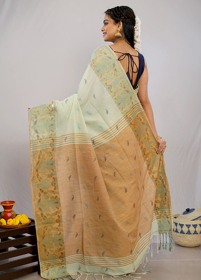 Green Matka Silk Saree With Blouse Piece - Indian Silk House Agencies