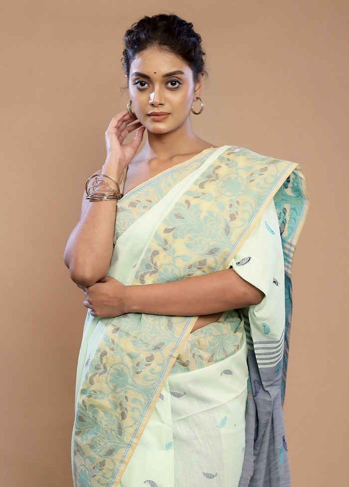 Green Matka Silk Saree With Blouse Piece - Indian Silk House Agencies