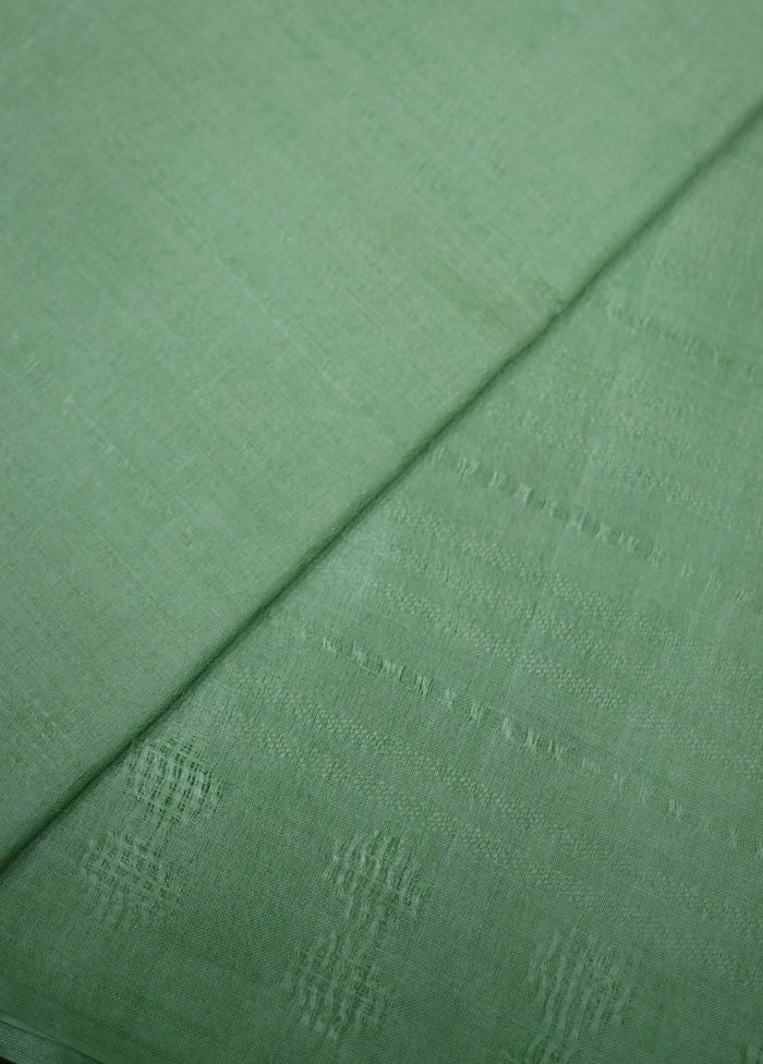 Green Tussar Silk Saree With Blouse Piece - Indian Silk House Agencies