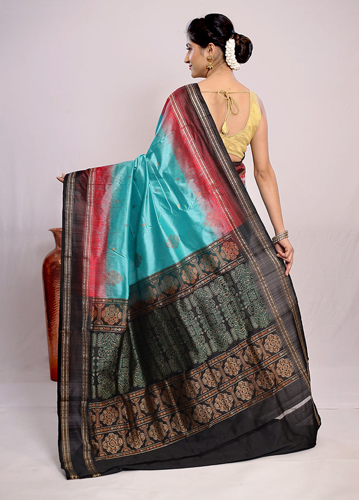 Green Bomkai Pure Silk Saree With Blouse Piece - Indian Silk House Agencies