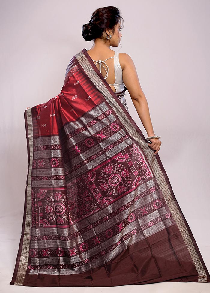 Grey Bomkai Pure Silk Saree With Blouse Piece - Indian Silk House Agencies