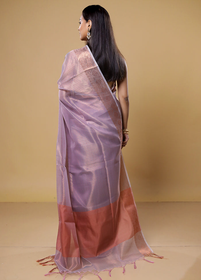 Gold Tissue Silk Saree With Blouse Piece