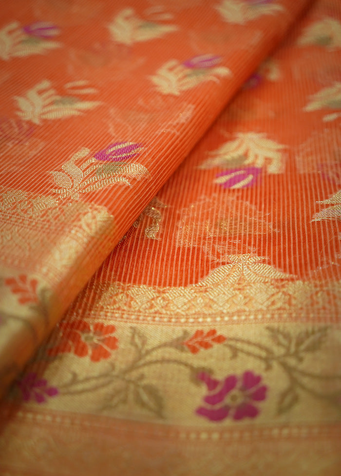 Pink Cotton Saree With Blouse Piece - Indian Silk House Agencies