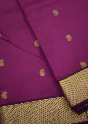 Pink Kanjivaram Silk Saree With Blouse Piece - Indian Silk House Agencies