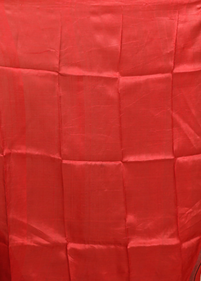 Multicolor Printed Pure Silk Saree Without Blouse Piece