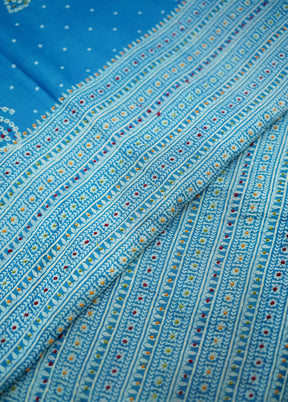 Multicolor Bhagalpuri Silk Saree With Blouse Piece - Indian Silk House Agencies