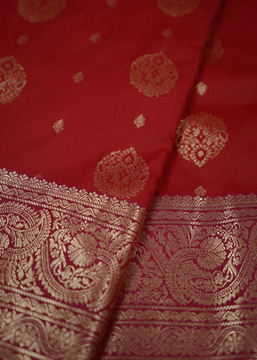 Multicolor Kanjivaram Silk Saree With Blouse Piece - Indian Silk House Agencies