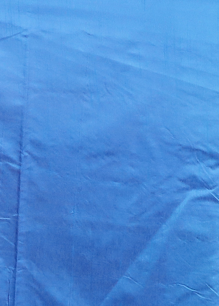 Purple Dupion Silk Saree With Blouse Piece