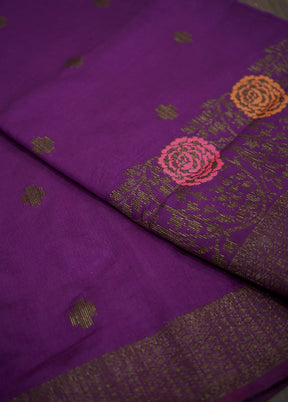 Multicolor Dupion Silk Saree With Blouse Piece - Indian Silk House Agencies