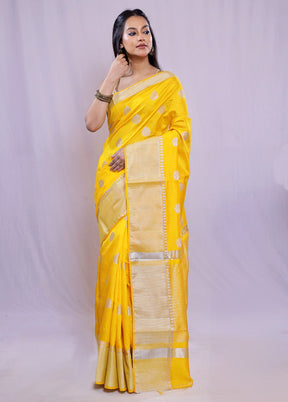 Multicolor Dupion Silk Saree With Blouse Piece - Indian Silk House Agencies