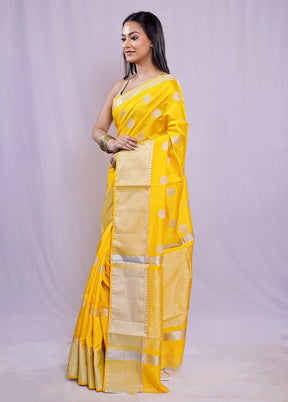 Multicolor Dupion Silk Saree With Blouse Piece - Indian Silk House Agencies