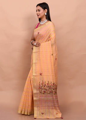 Multicolor Tissue Silk Saree With Blouse Piece - Indian Silk House Agencies