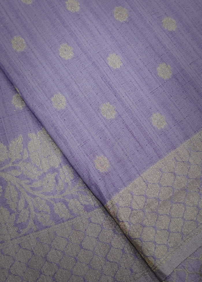 Purple Georgette Saree With Blouse Piece - Indian Silk House Agencies