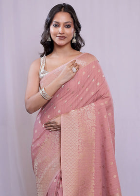 Pink Georgette Saree With Blouse Piece - Indian Silk House Agencies