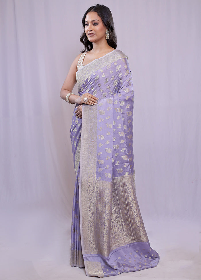 Blue Georgette Saree With Blouse Piece - Indian Silk House Agencies