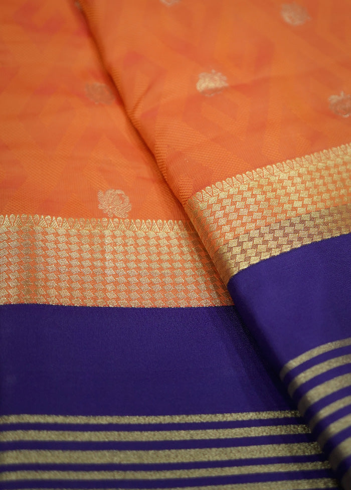 Grey Kanjivaram Silk Saree With Blouse Piece - Indian Silk House Agencies