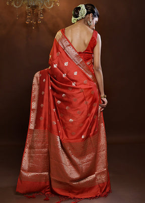 Pink Cotton Saree With Blouse Piece