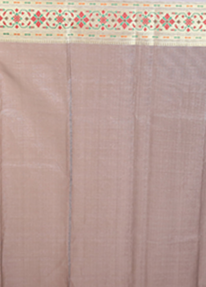 Grey Organza Saree With Blouse Piece