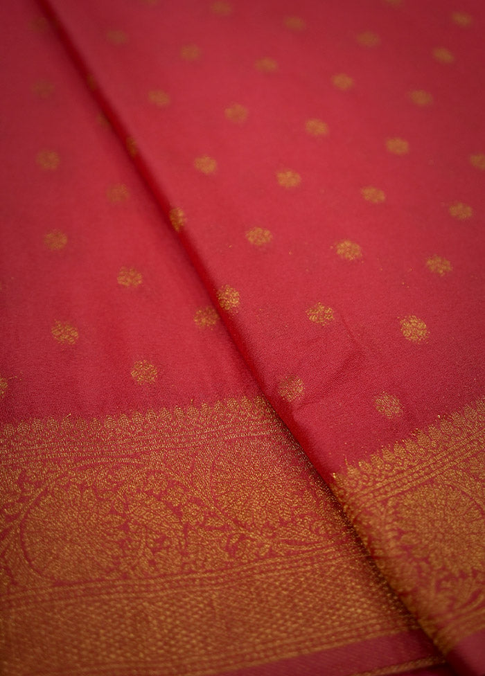 Pink Georgette Saree With Blouse Piece - Indian Silk House Agencies