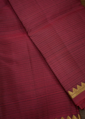 Pink Kanjivaram Silk Saree With Blouse Piece - Indian Silk House Agencies