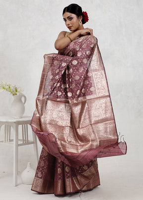 Pink Cotton Saree Without Blouse Piece - Indian Silk House Agencies