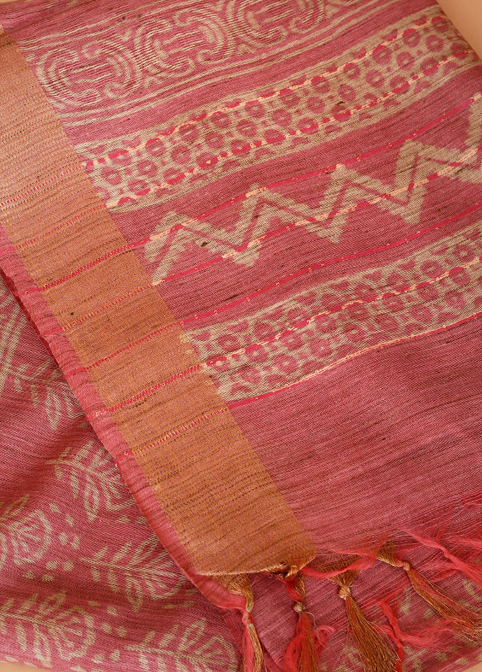 Multicolor Tussar Silk Saree Without Blouse Piece - Indian Silk House Agencies