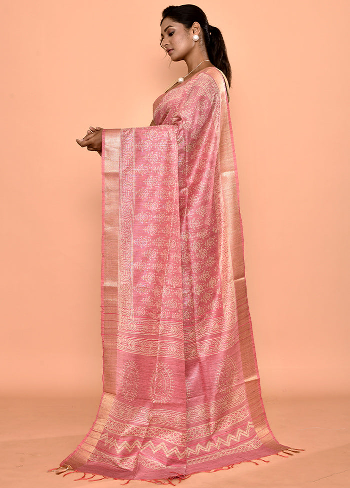 Multicolor Tussar Silk Saree Without Blouse Piece - Indian Silk House Agencies