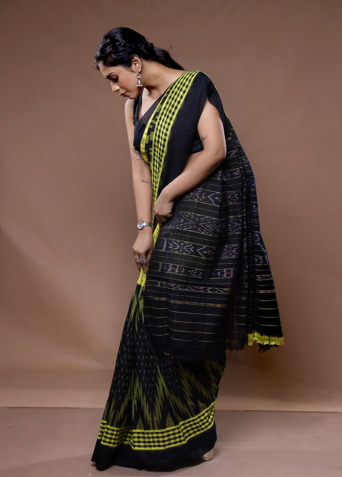 Green Pure Cotton Saree With Blouse Piece - Indian Silk House Agencies