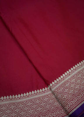 Red Uppada Silk Saree With Blouse Piece - Indian Silk House Agencies