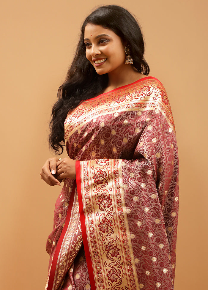 Cream Tanchoi Silk Saree With Blouse Piece