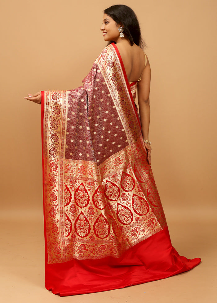 Cream Tanchoi Silk Saree With Blouse Piece