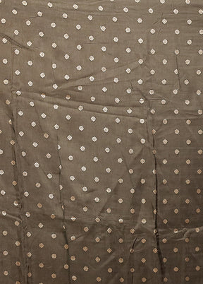 Cream Dupion Silk Saree With Blouse Piece