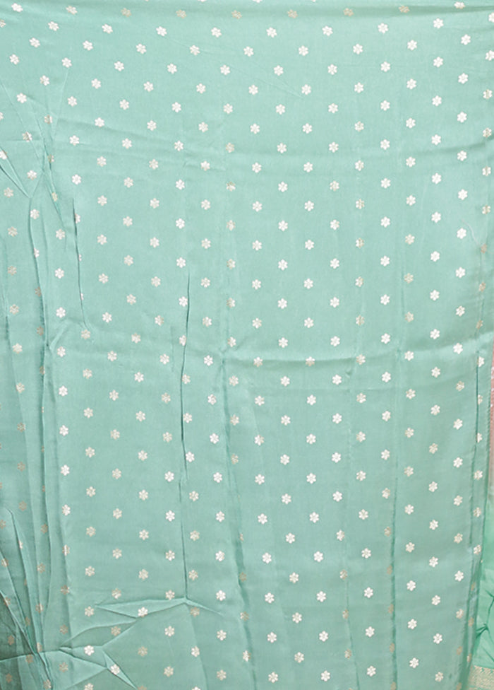 Multicolor Dupion Silk Saree With Blouse Piece