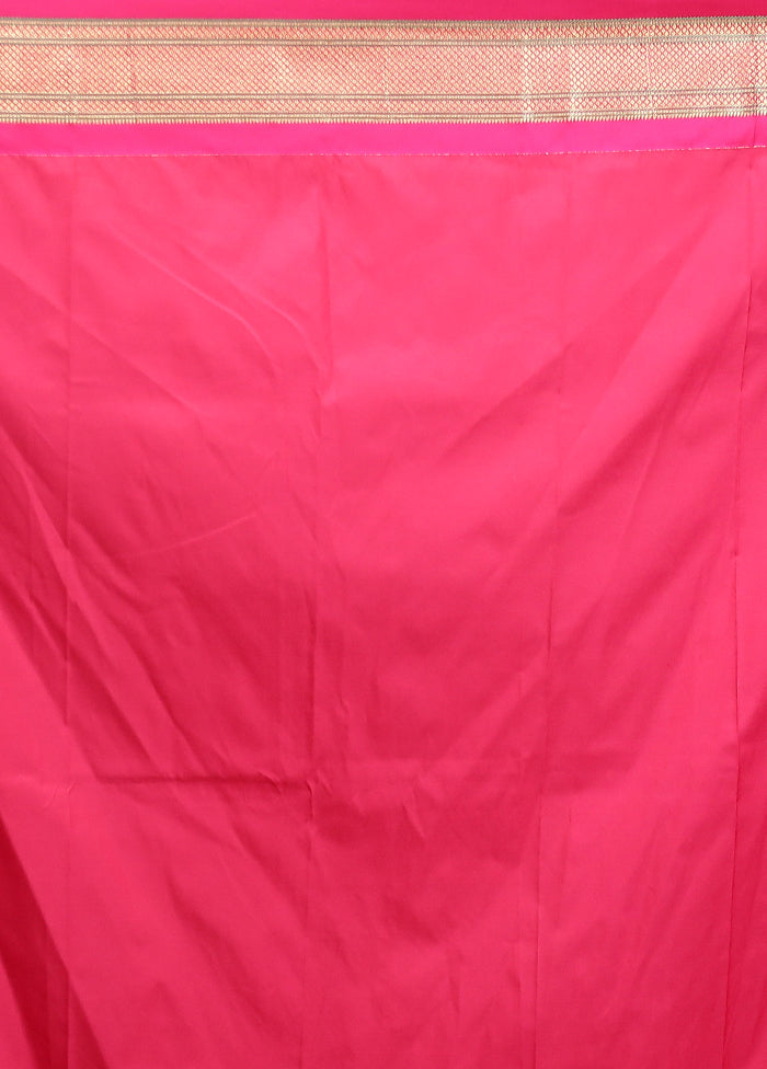 Yellow Kanjivaram Silk Saree With Blouse Piece