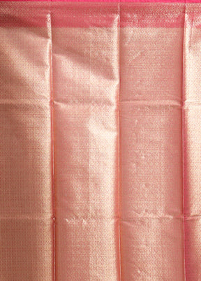 Gold Tissue Silk Saree With Blouse Piece