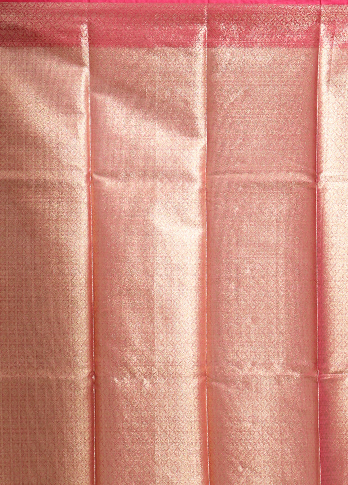 Gold Tissue Silk Saree With Blouse Piece