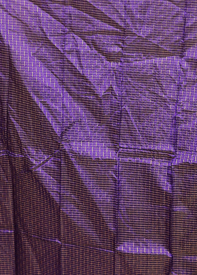 Blue Handloom Kanjivaram Pure Silk Saree With Blouse Piece