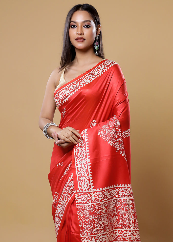 Pink Pure Bishnupuri Silk Saree Without Blouse Piece