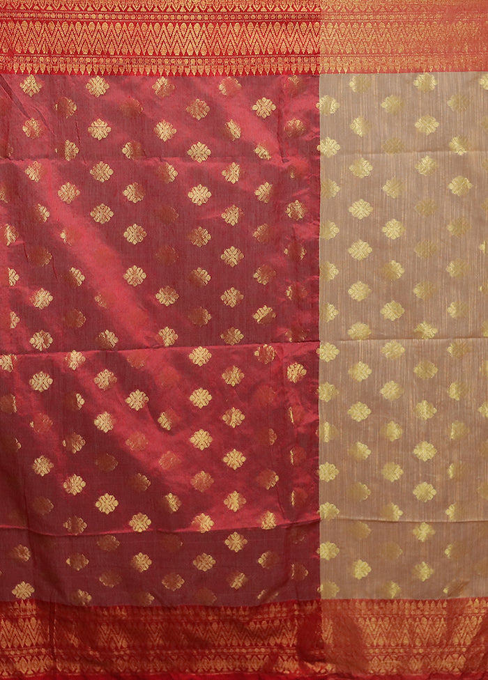 Yellow Cotton Saree With Blouse Piece