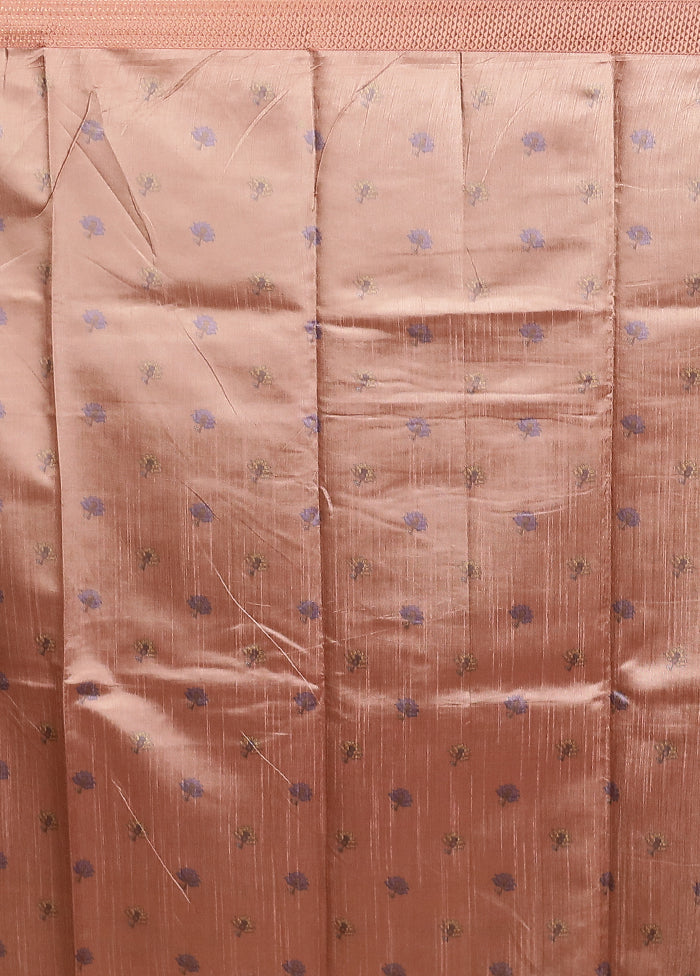 Pink Dupion Silk Saree With Blouse Piece