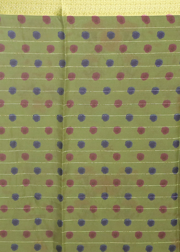 Grey Organza Saree With Blouse Piece