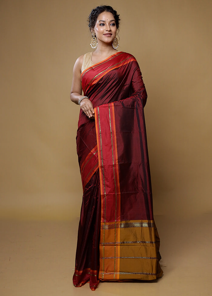 Grey Kanjivaram Silk Saree With Blouse Piece