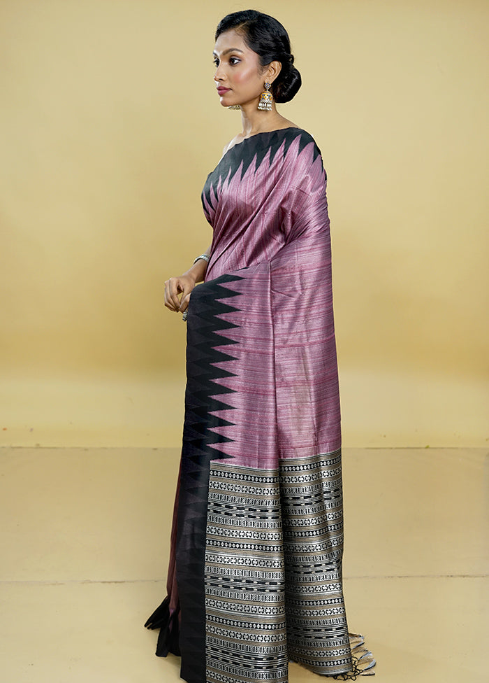 Multicolor Tussar Silk Saree With Blouse Piece