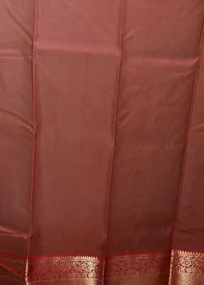 Red Handloom Chanderi Pure Cotton Saree With Blouse Piece