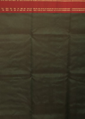 Green Handloom Chanderi Pure Cotton Saree With Blouse Piece