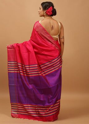 Grey Kalakshetra Kanjivaram Silk Saree With Blouse Piece