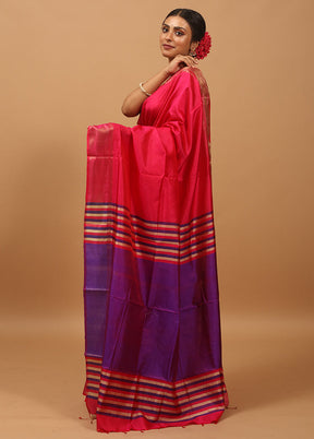 Grey Kalakshetra Kanjivaram Silk Saree With Blouse Piece