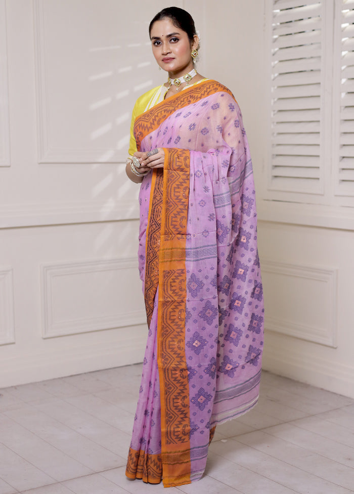 Grey Cotton Saree With Blouse Piece