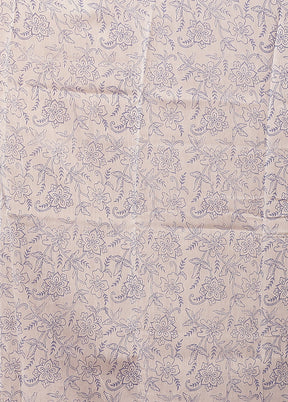 Green Chanderi Silk Saree With Blouse Piece