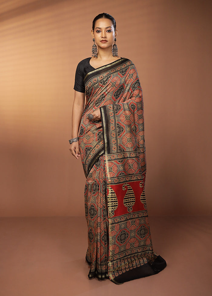 Blue Chanderi Silk Saree With Blouse Piece